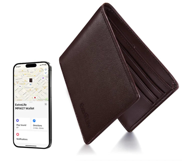 Smart Wallet Bifold avec technologie "Find My" d'Apple