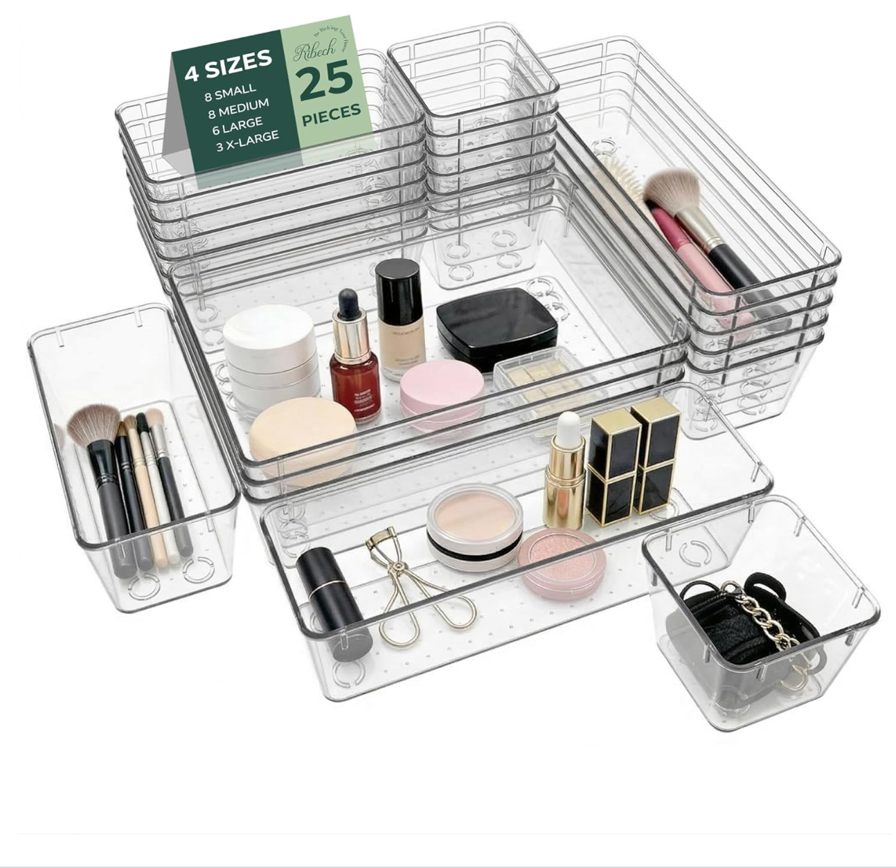 Pack de 25 Boîtes de Rangement