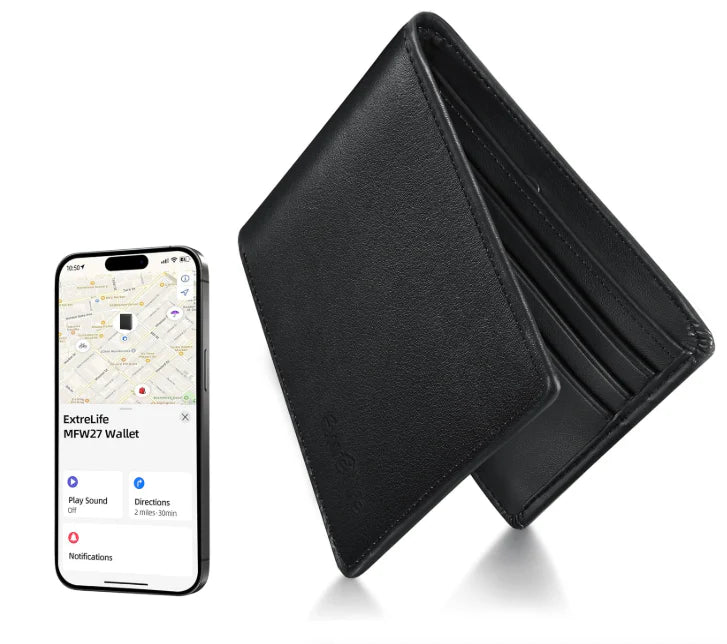 Smart Wallet Bifold avec technologie "Find My" d'Apple