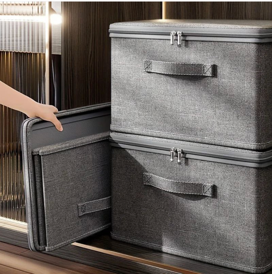 Boîte de Rangement Pliable en Tissu