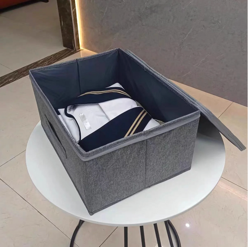 Boîte de Rangement Pliable en Tissu