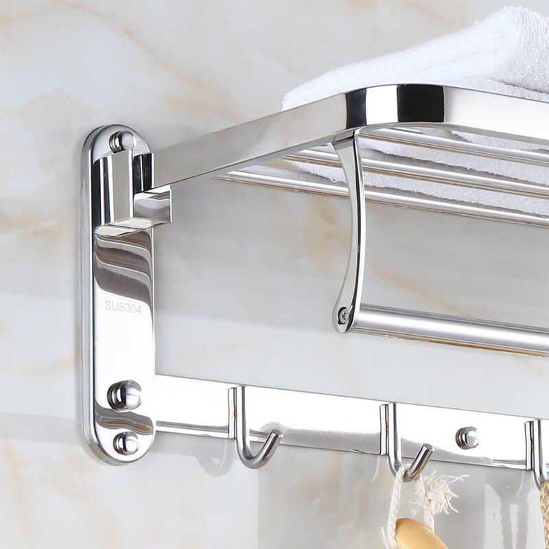 Double porte-serviettes en Inox 304
