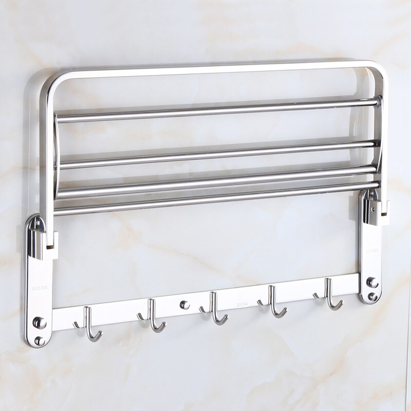 Double porte-serviettes en Inox 304