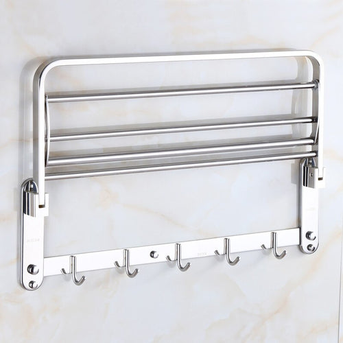 Double porte-serviettes en Inox 304