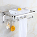 Double porte-serviettes en Inox 304