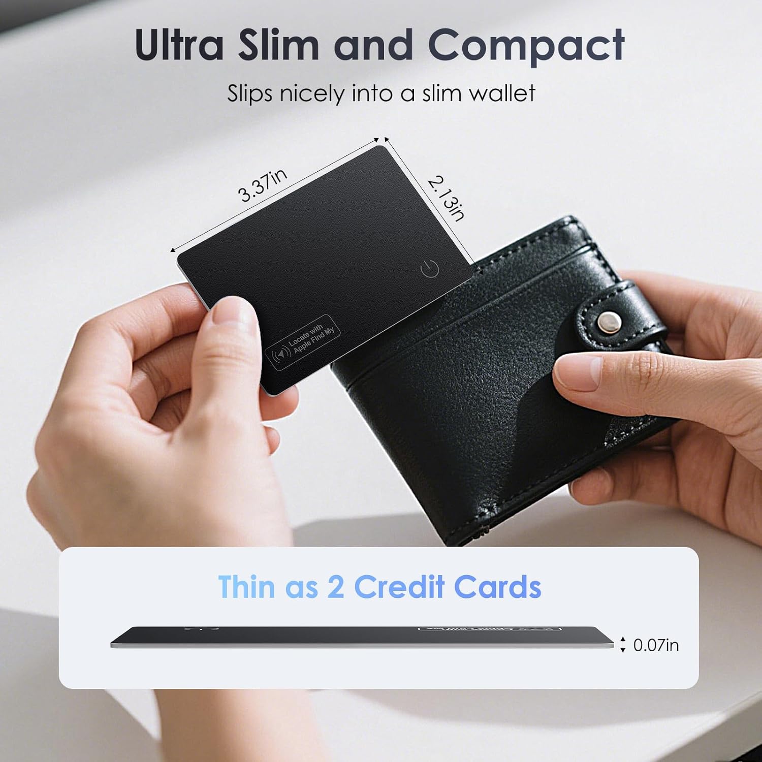 Wallet Tracker Card Air-Tag - (iOS Only)